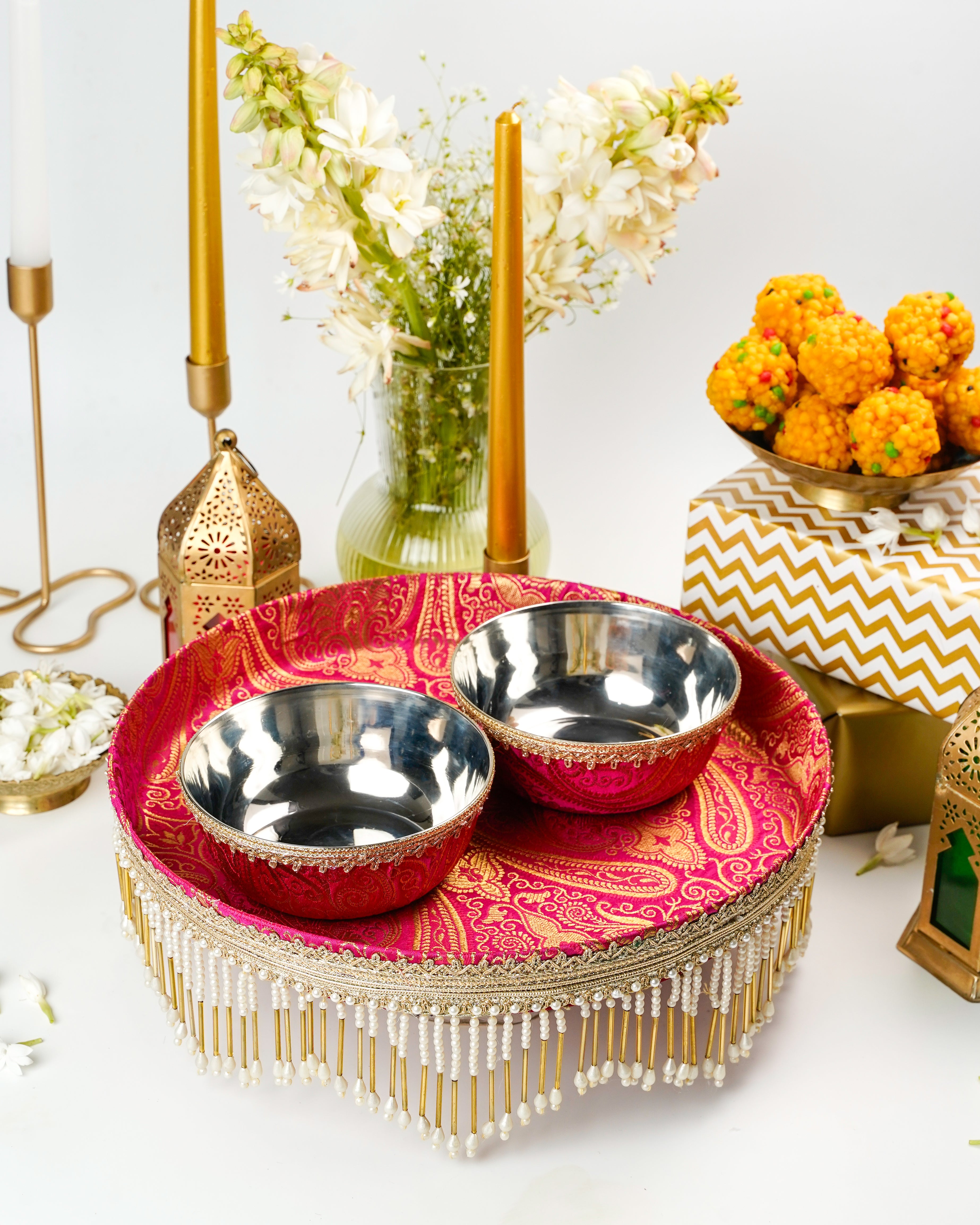 Gulzaar Thaal & 2 Bowl Set