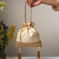 Meher Ivory Potli Bag - Image 1