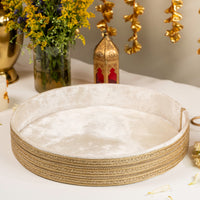 Zareen Ivory & Gold Potli Set - Image 3