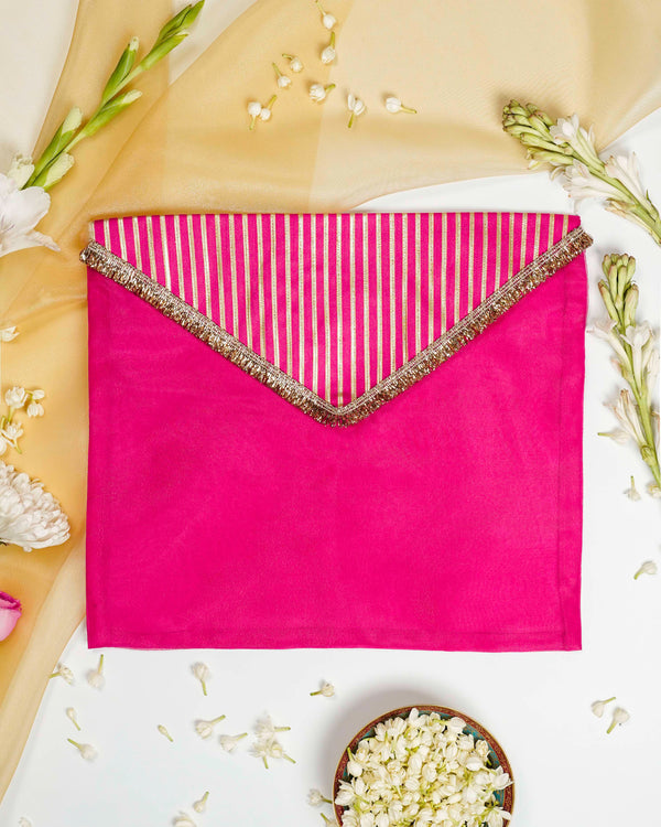 Gulzar Full Gota Work with Gold Trims Trousseau Bag