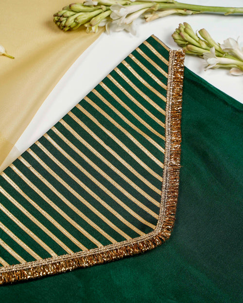 Baagh Full Gota Work with Gold Trims Trousseau Bag