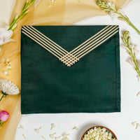 Baagh Grid Gota Work Trousseau Bag - Image 1