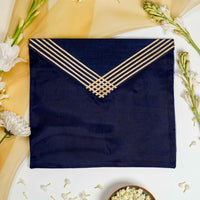 Chandni Grid Gota Trousseau Bag - Image 1