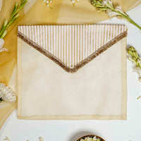 Noori Full Gota Work with Gold Trims Trousseau Bag - Image 1