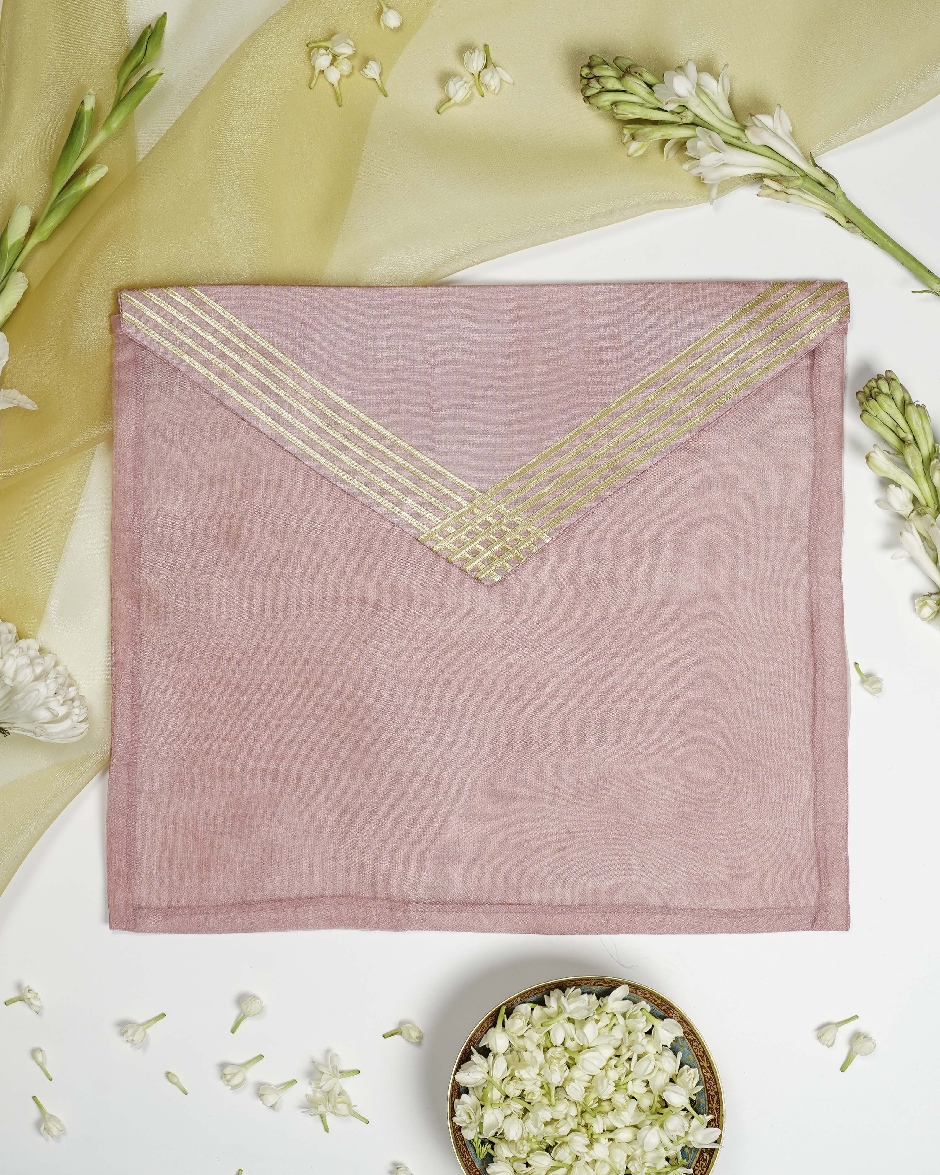 Bahaar Grid Gota Work Trousseau Bag