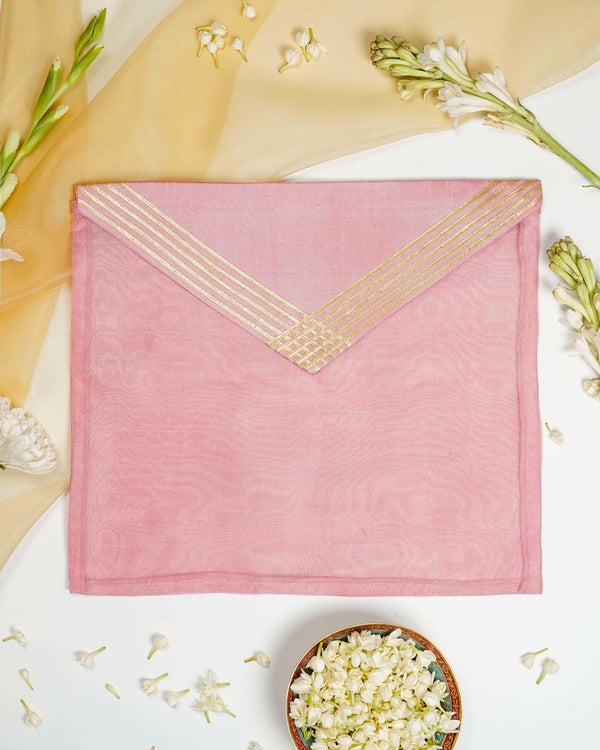 Bahaar Grid Gota Work Trousseau Bag