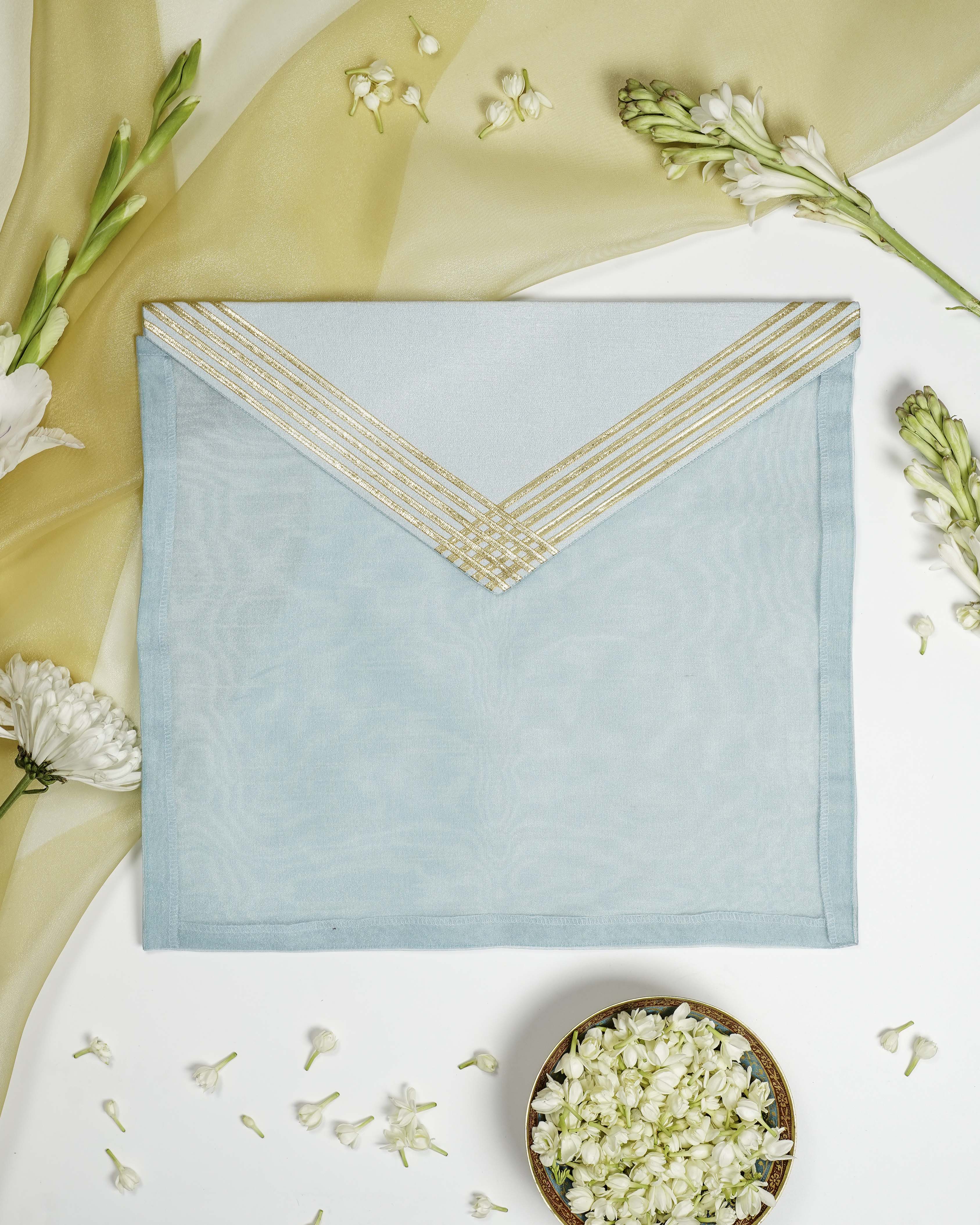Seher Grid Gota Work Trousseau Bag