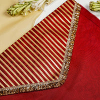Saaj Full Gota Work with Gold Trims Trousseau Bag - Image 2