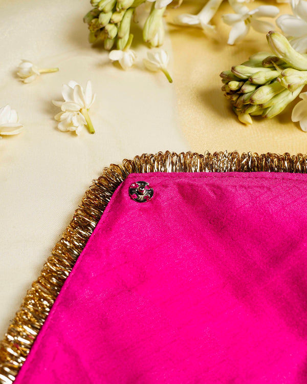 Gulzar Full Gota Work with Gold Trims Trousseau Bag