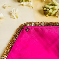 Gulzar Full Gota Work with Gold Trims Trousseau Bag - Image 2