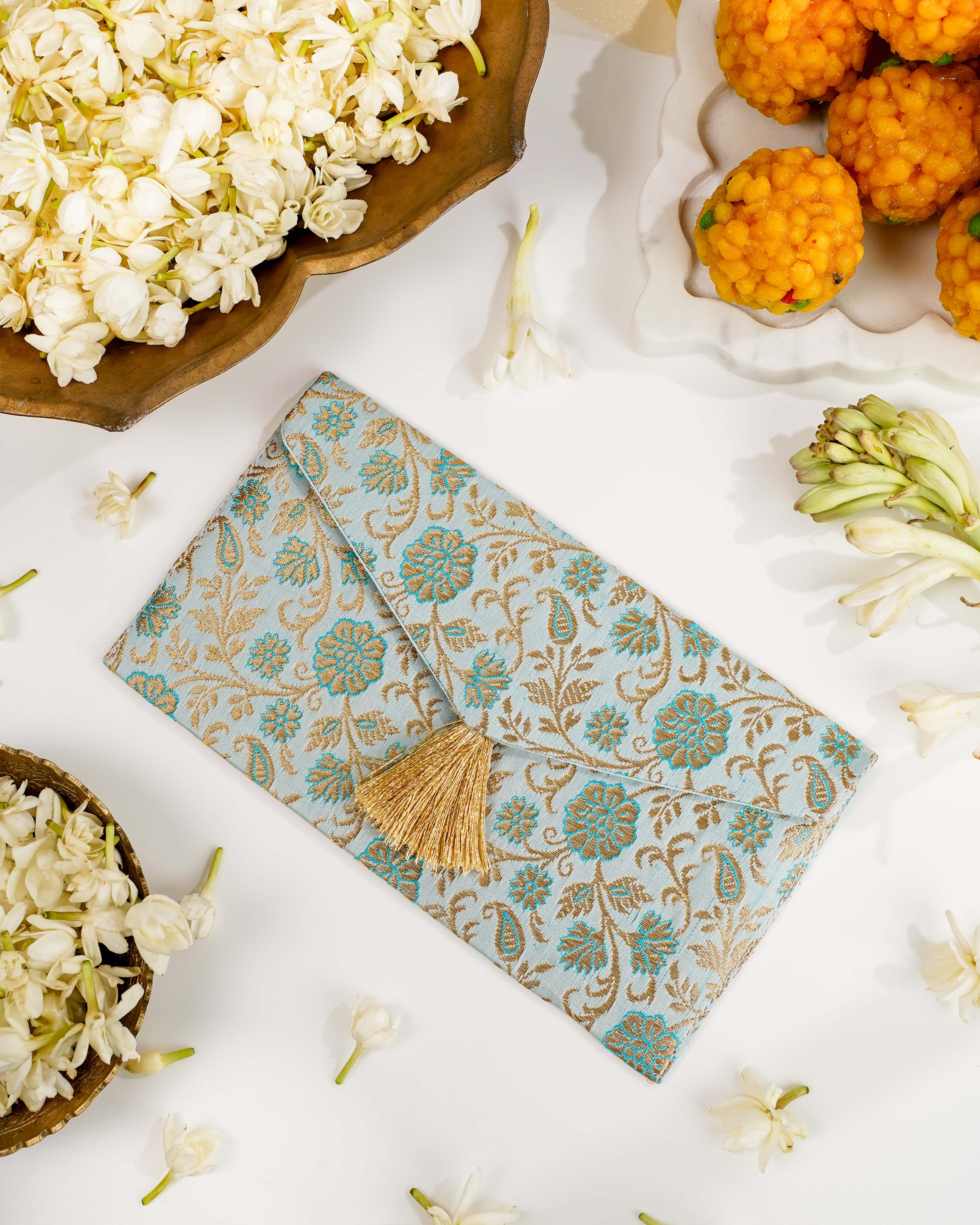 Seher Brocade Shagun Envelope