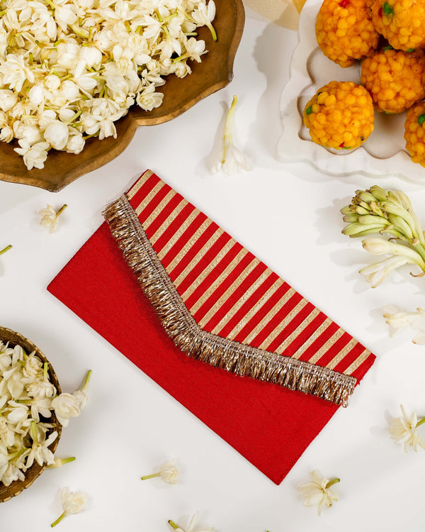 Sindoori Gota Work Shagun Envelope