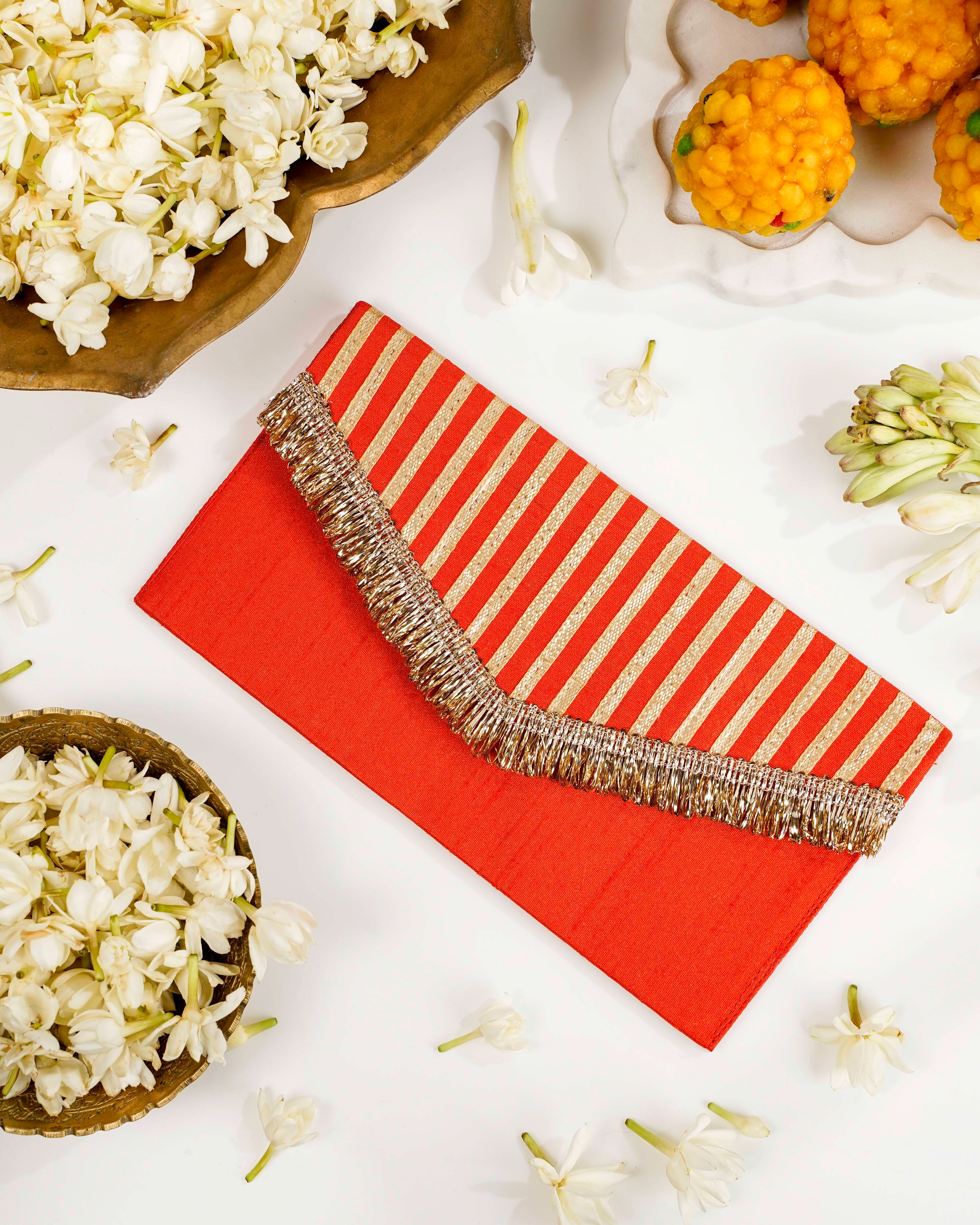 Sunehri Gota Work Shagun Envelope