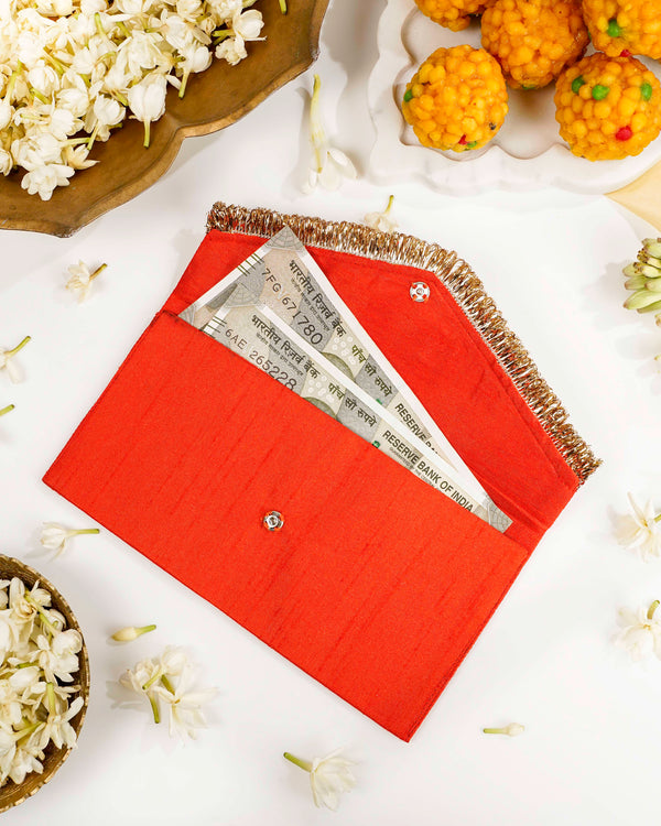 Sunehri Gota Work Shagun Envelope