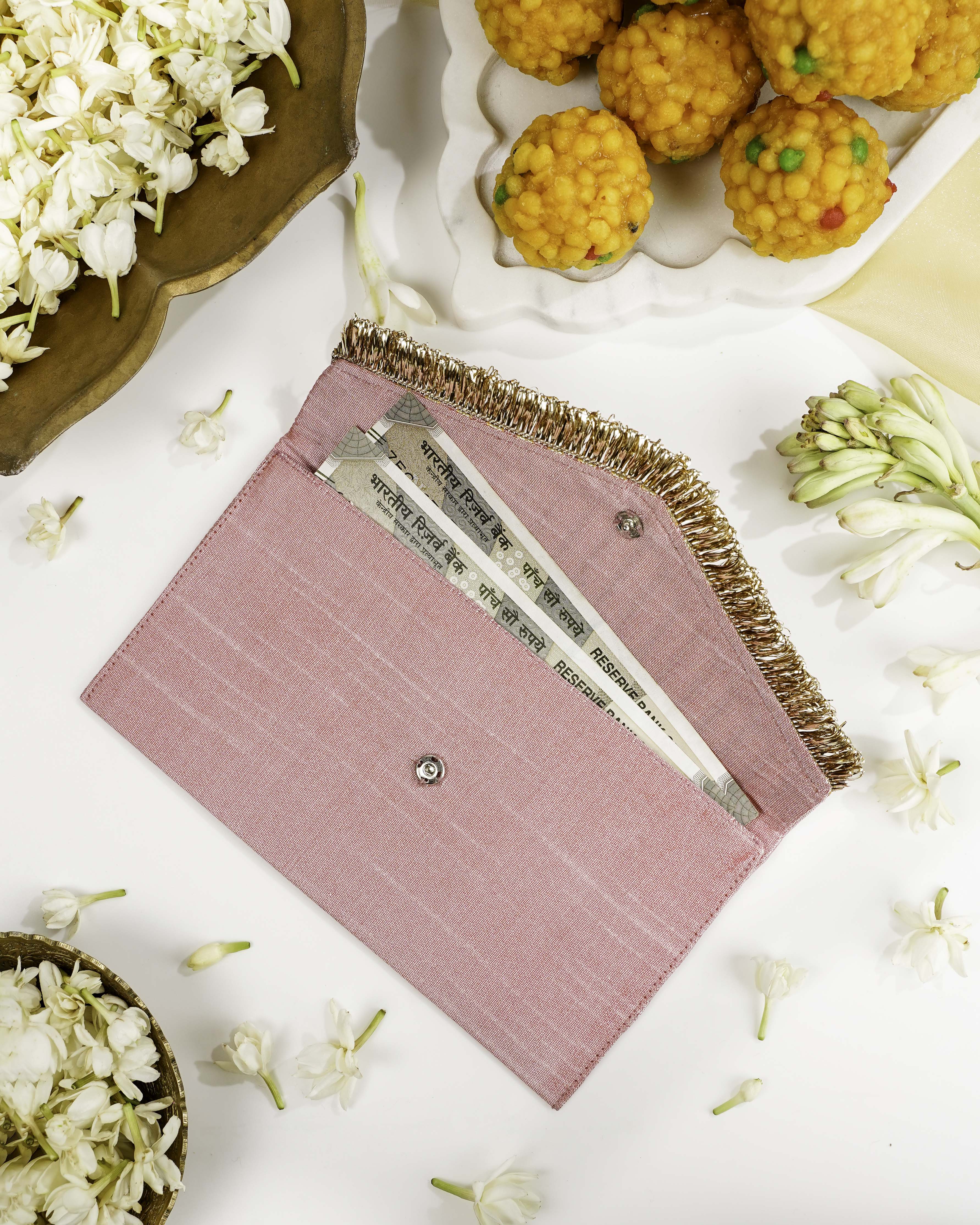 Bahaar Gota Work Shagun Envelope