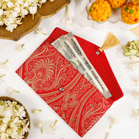 Sindoori Brocade Shagun Envelope - Image 2