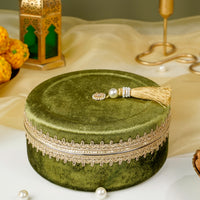 Saba Small Flat Ladoo Box (500gm) - Image 1