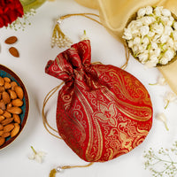 Sindoori Brocade Potli - Image 1