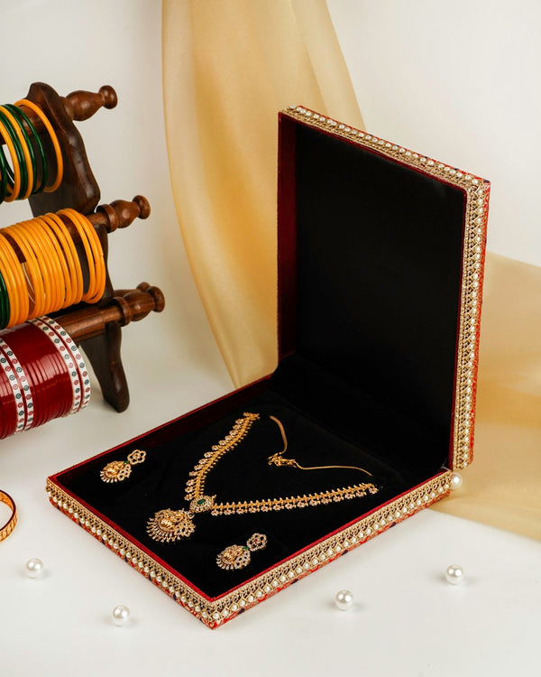 Sindoori Brocade Necklace Box image 1