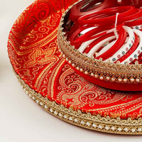 Sindoori Brocade Chura Bowl - Image 3