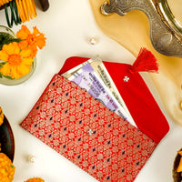 Sindoori Brocade Shagun Envelope - Image 2