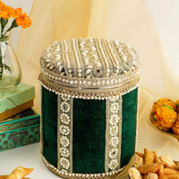 Baagh Velvet Ladoo/Bhaji Box - Image 1