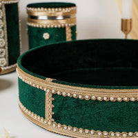 Baagh Round MDF Shagun Tray - Image 4