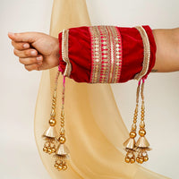 Gulzar Velvet Chura Cover (Pair of 2) - Image 1