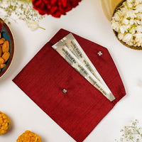 Saaj Grid Gota Work Shagun Envelope - Image 2