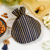 Chandni Silk & Gota Work Potli - Image 1