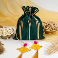 Green Gota Potli with Kites - Image 2