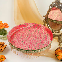 Raani Pink Meenakari Shagun Thaal - Image 1