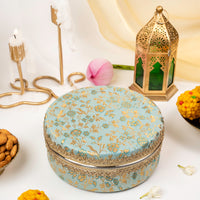 Seher Brocade Ladoo Box Small - Image 1
