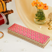Raani Pink Meenakari Chain Box - Image 1