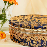 Chandni Flat 1kg Ladoo Box - Image 2