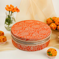 Sunehri Flat 1kg Ladoo Box - Image 1