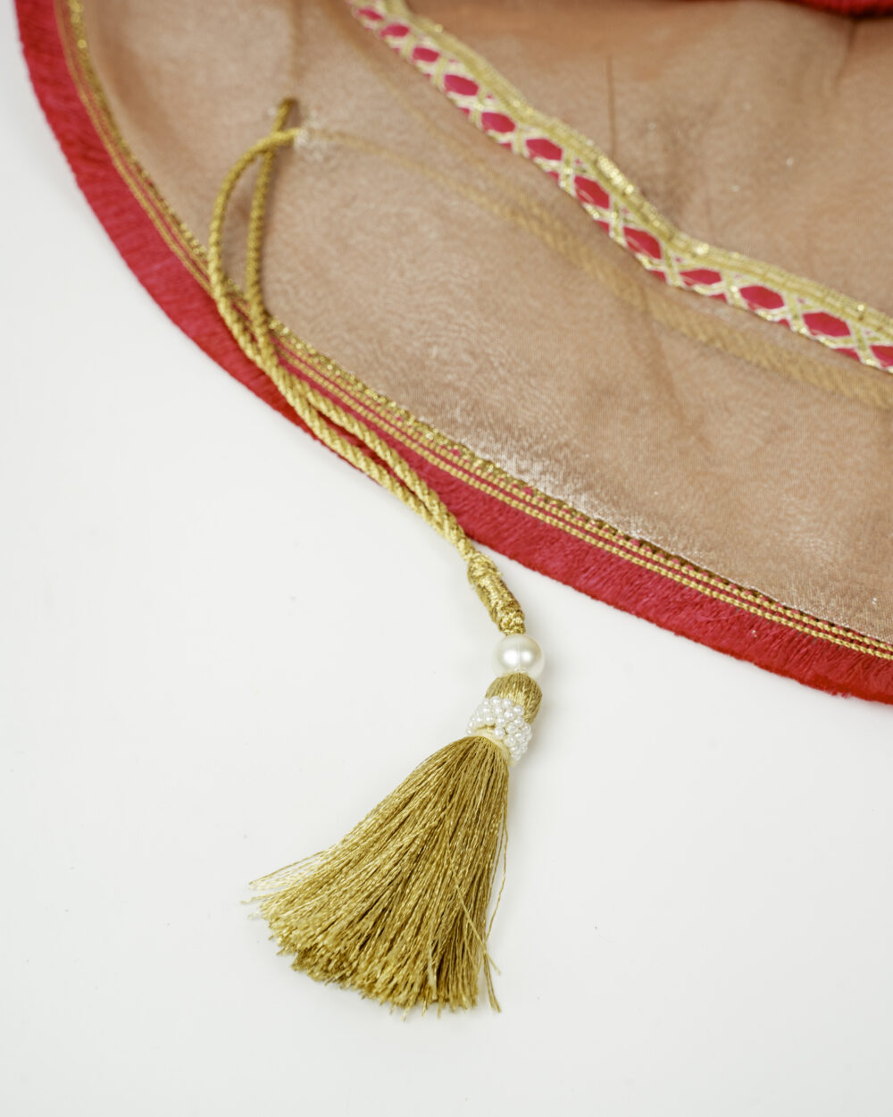 Bahaar Organza Lap Cover, a wedding product used in Punjabi weddings presented by Navka Studio.