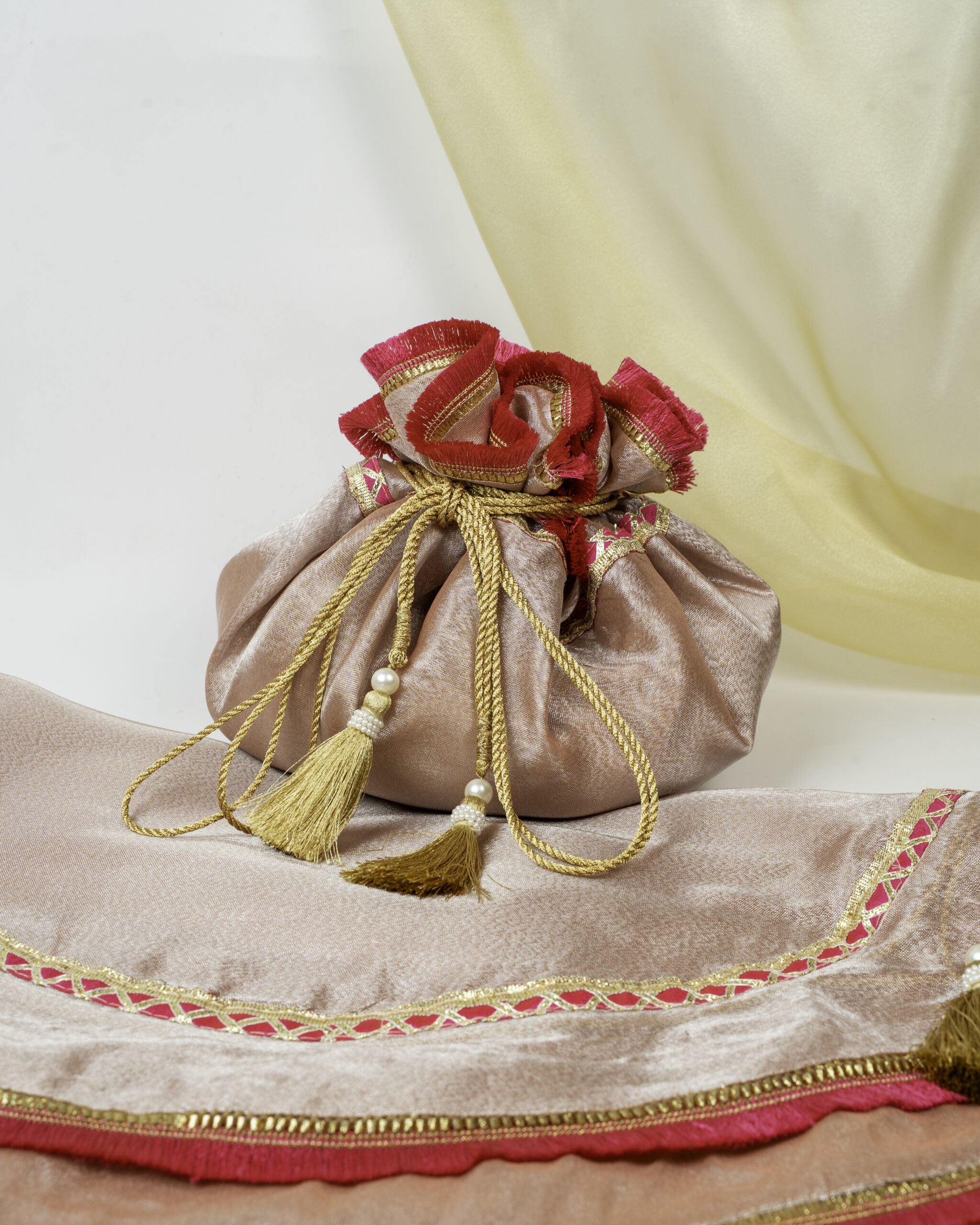 Bahaar Organza Lap Cover, a wedding product by Navka Studio.