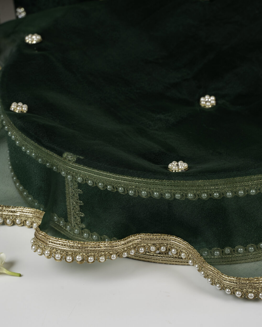 Baagh Round MDF Shagun Basket , a beautiful shagun basket specially used in Shagun ceremony represented by Navka Studio.